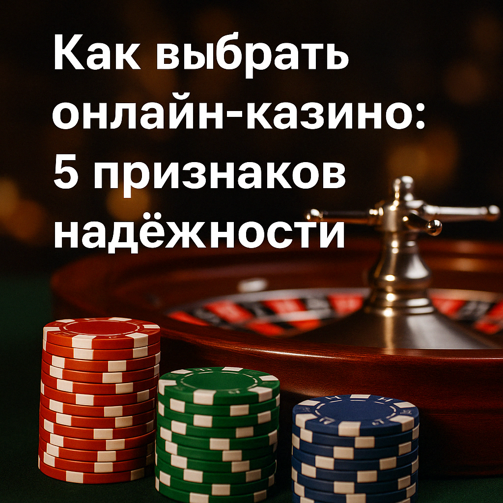 Онлайн-казино - признаки надёжности